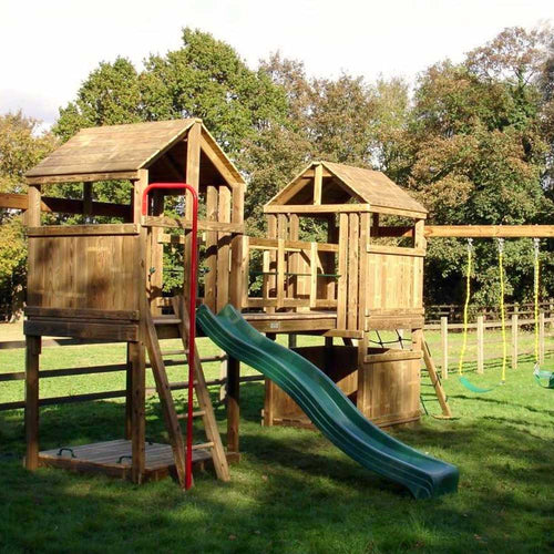 JUNGLE ADVENTURER TWIN Start with the two Jungle Base Towers and a Bridge and build your perfect climbing frame